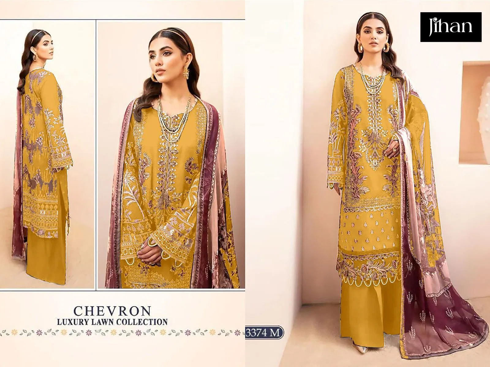 Jihan Chevron 3374 K To N Cotton Dupatta Pakistani Pakistani Suits Orders In India